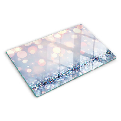 Tabla para cortar Luces brillantes con acento de diamante.