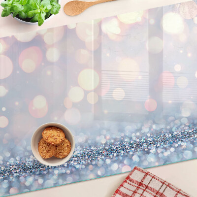 Tabla para cortar Luces brillantes con acento de diamante.