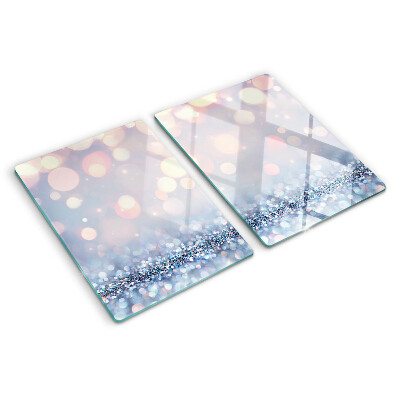 Tabla para cortar Luces brillantes con acento de diamante.