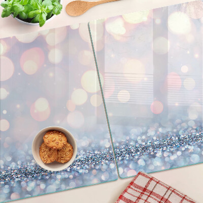 Tabla para cortar Luces brillantes con acento de diamante.