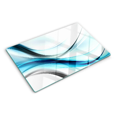 Tabla de cortar Ondas en tonos azules