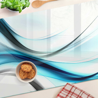 Tabla de cortar Ondas en tonos azules