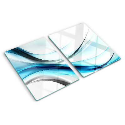 Tabla de cortar Ondas en tonos azules