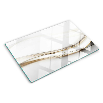 Tabla de cocina Ondas abstractas en tonos beige