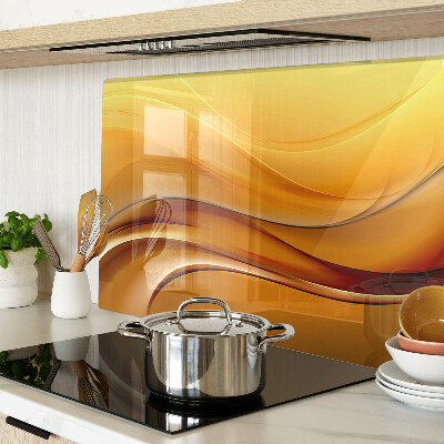 Tabla de cortar Ondas en tonos dorados