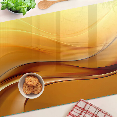 Tabla de cortar Ondas en tonos dorados