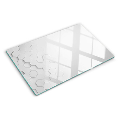 Tabla de cocina Hexágonos en tonos de gris