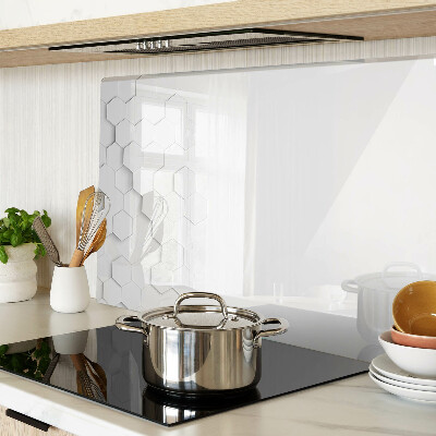 Tabla de cocina Hexágonos en tonos de gris