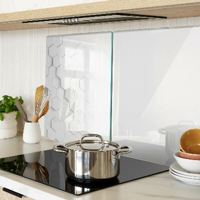 Tabla de cocina Hexágonos en tonos de gris