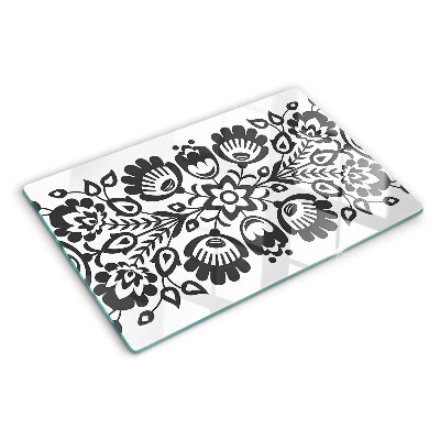 Tabla para cortar Motivo floral en estilo folklórico