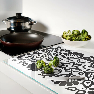 Tabla para cortar Motivo floral en estilo folklórico