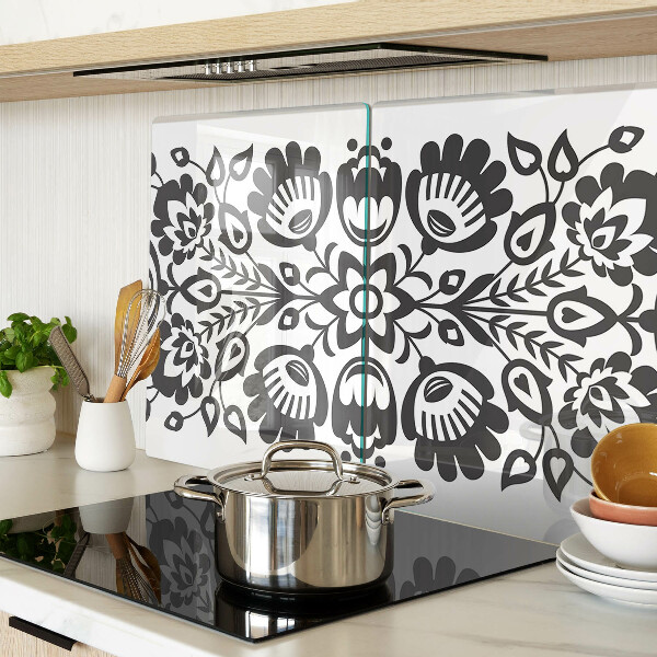 Tabla para cortar Motivo floral en estilo folklórico