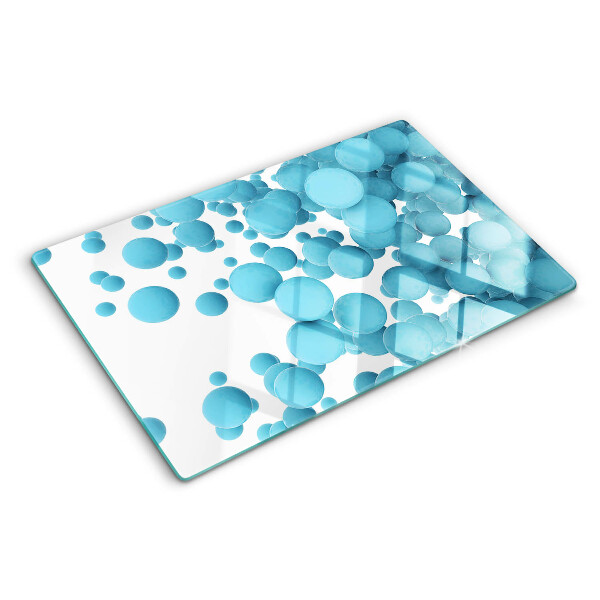 Tabla de cortar Burbujas en tonos de azul
