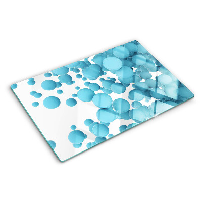 Tabla de cortar Burbujas en tonos de azul