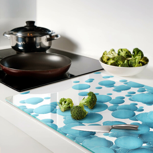 Tabla de cortar Burbujas en tonos de azul