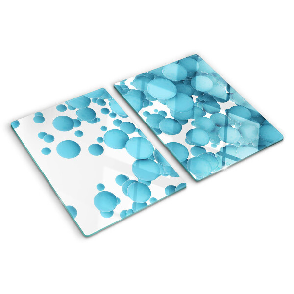 Tabla de cortar Burbujas en tonos de azul