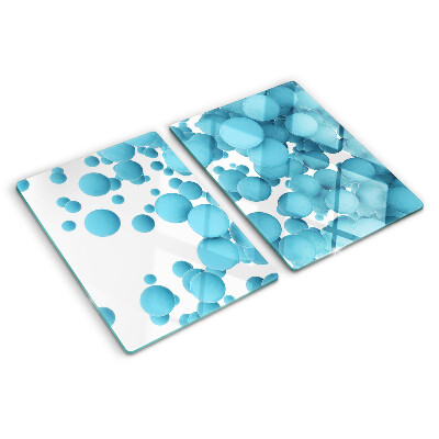 Tabla de cortar Burbujas en tonos de azul
