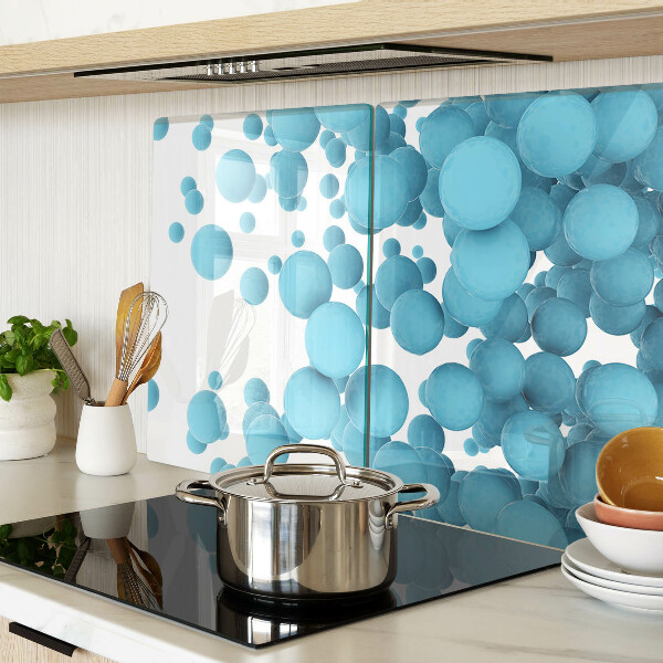 Tabla de cortar Burbujas en tonos de azul