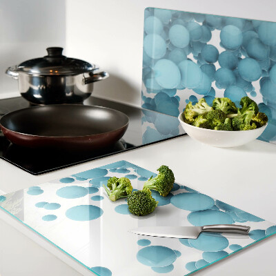 Tabla de cortar Burbujas en tonos de azul