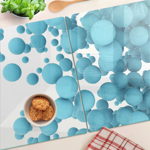 Tabla de cortar Burbujas en tonos de azul