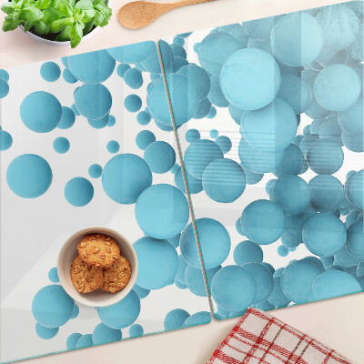 Tabla de cortar Burbujas en tonos de azul