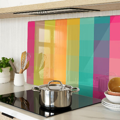 Tabla de cortar Geometría colorida con degradado.