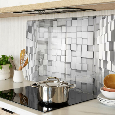 Tabla de cocina Mosaico gris y blanco