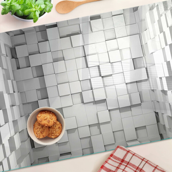 Tabla de cocina Mosaico gris y blanco