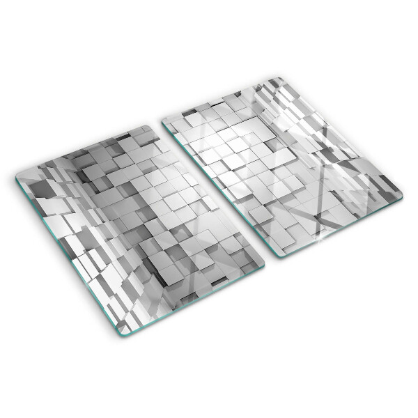 Tabla de cocina Mosaico gris y blanco