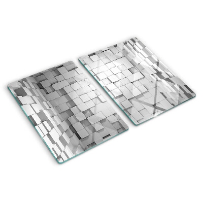 Tabla de cocina Mosaico gris y blanco