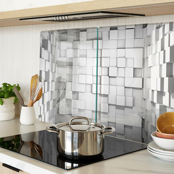 Tabla de cocina Mosaico gris y blanco