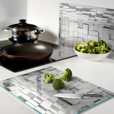 Tabla de cocina Mosaico gris y blanco