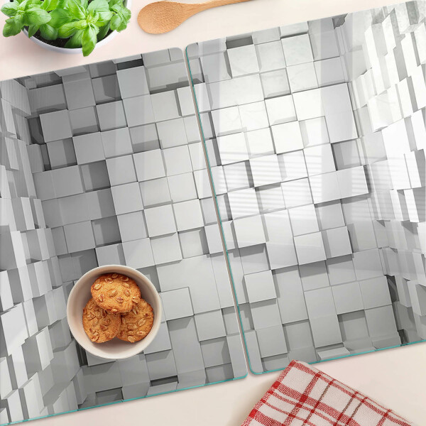 Tabla de cocina Mosaico gris y blanco