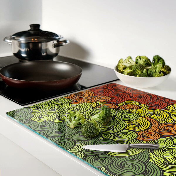 Tabla para cortar Remolinos de color