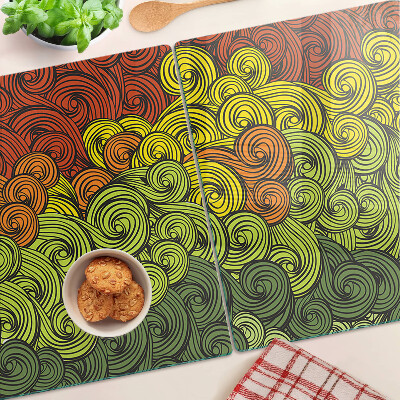 Tabla para cortar Remolinos de color