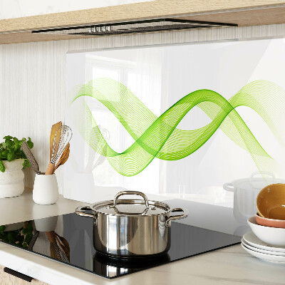 Tabla de cortar Ondas en tonos verdes