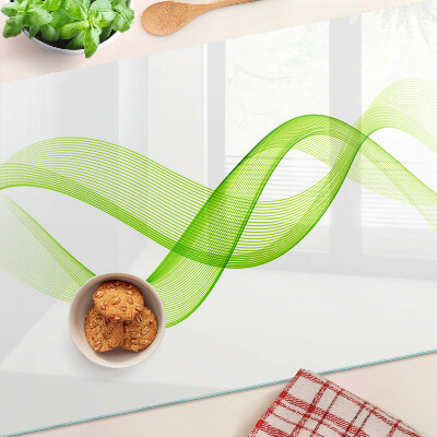 Tabla de cortar Ondas en tonos verdes