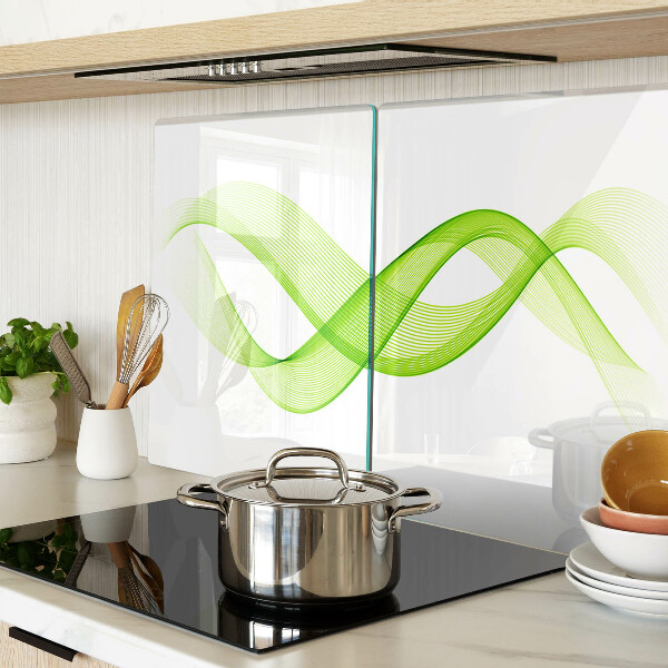 Tabla de cortar Ondas en tonos verdes