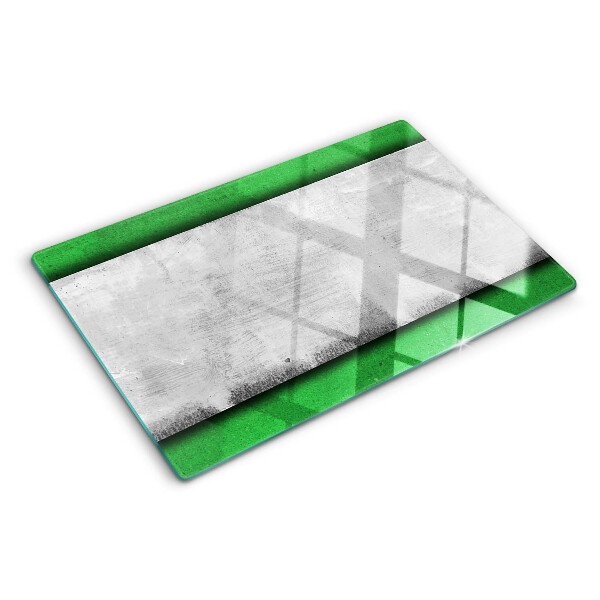 Tabla de cocina Líneas verdes y grises