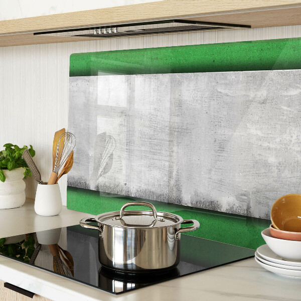 Tabla de cocina Líneas verdes y grises