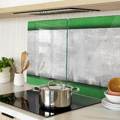 Tabla de cocina Líneas verdes y grises