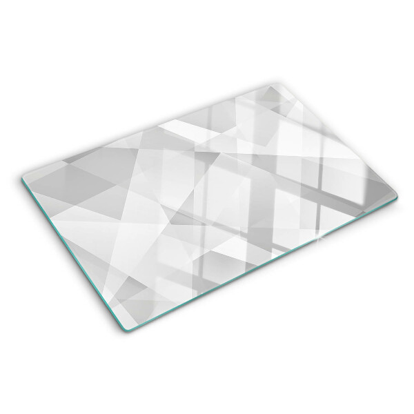 Szklana deska kuchenna Geometria w odcieniach szarości