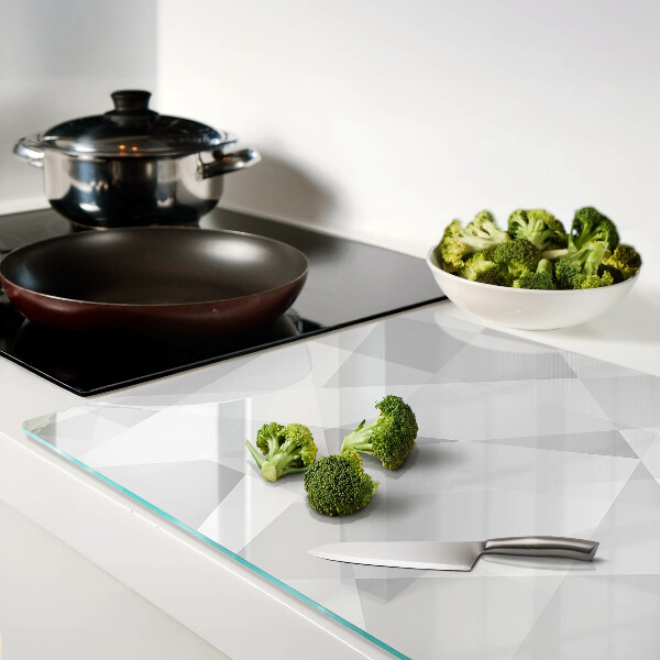 Tabla de cocina Geometría en tonos de gris