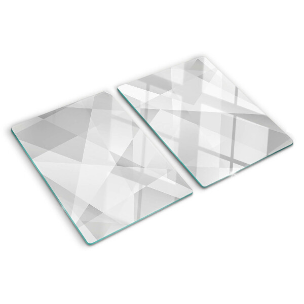 Tabla de cocina Geometría en tonos de gris