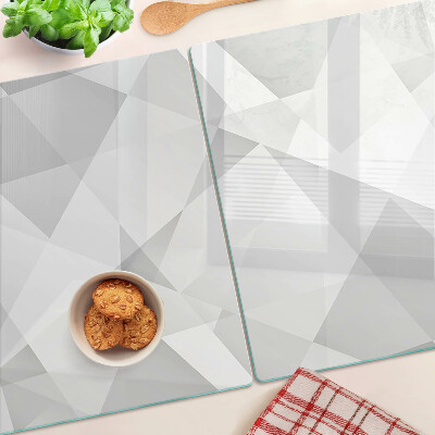 Tabla de cocina Geometría en tonos de gris