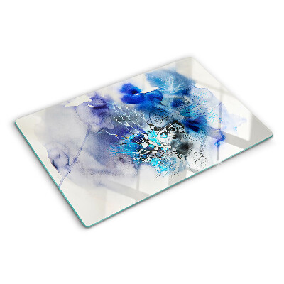 Tabla de cocina Patrones abstractos azules