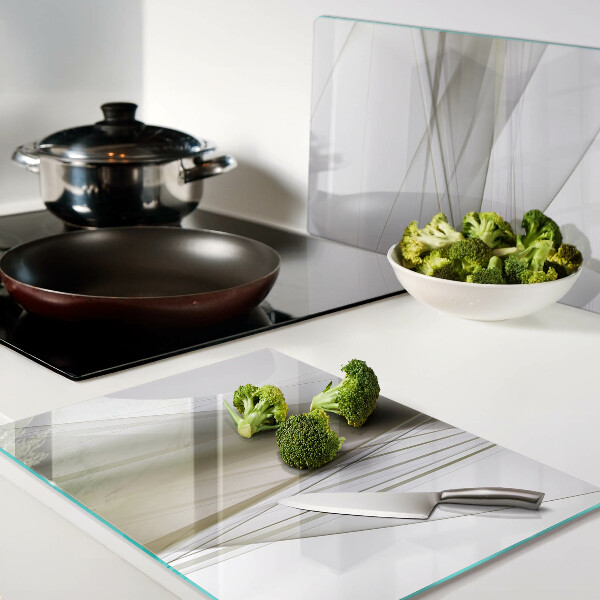 Tabla para cortar Líneas y formas abstractas