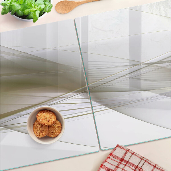 Tabla para cortar Líneas y formas abstractas