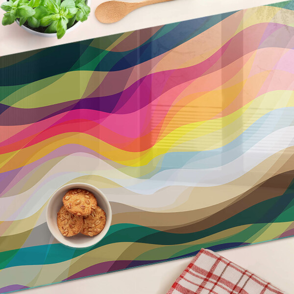 Tabla de cortar Ondas de color abstractas