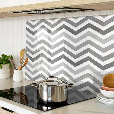 Tabla para cortar Zigzags en tonos de gris